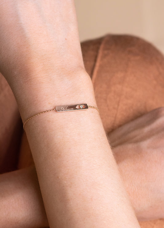 سوار ميسيكا الذهبي الوردي المخصص