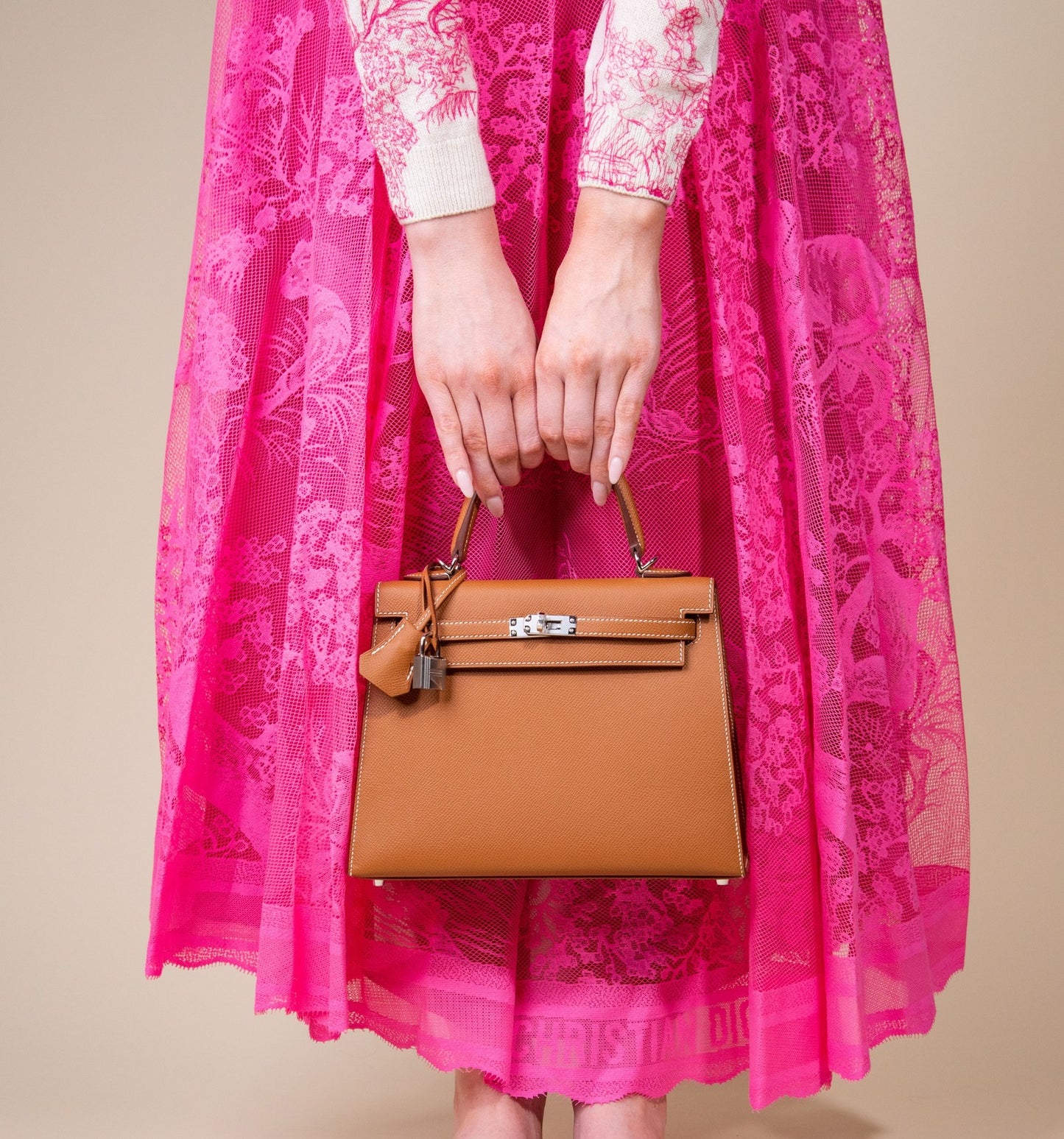 Hermès - Kelly 25 Sellier Gold PHW