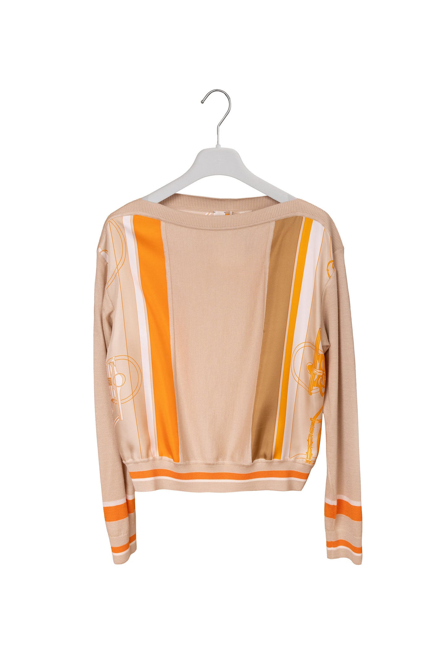 Hermes Twillaine Silk and Knit Sweater