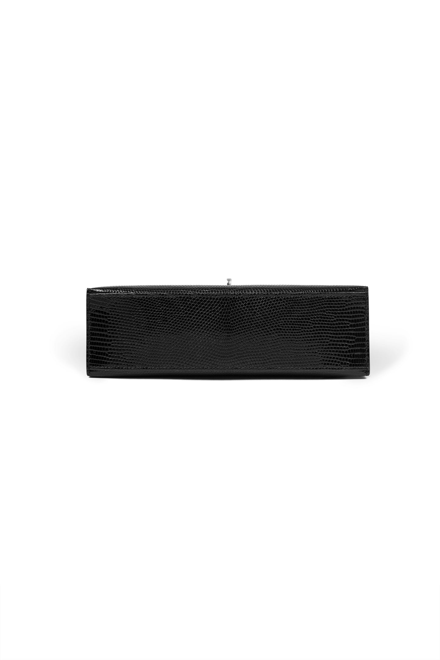 Hermès Kelly Pochette Black Lizard PHW