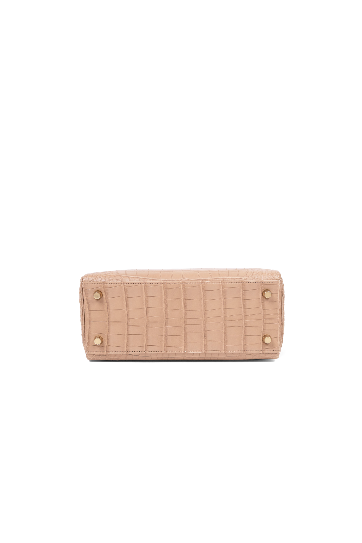 Hermès Kelly 25 Matte Alligator Chai GHW