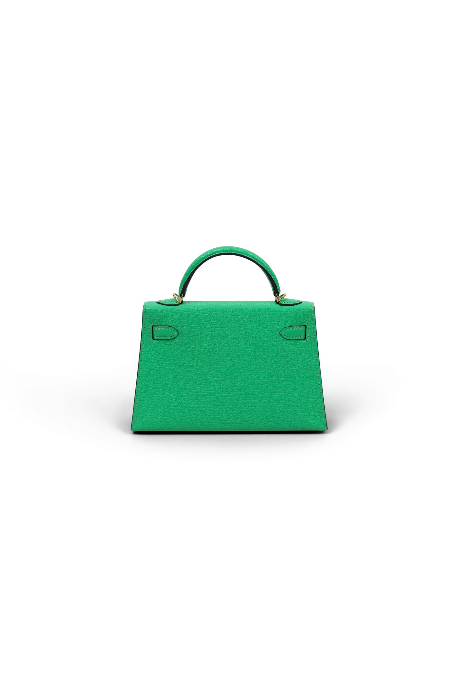 Hermes Mini Kelly Chevre Vert Comics GHW