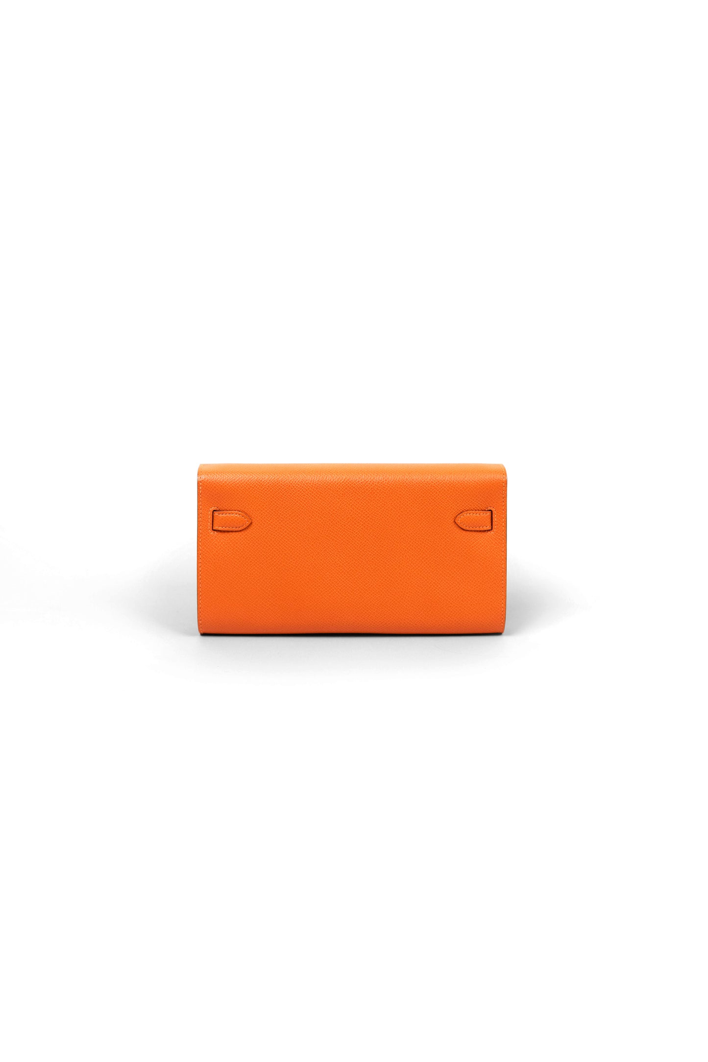 Hermés Kelly Wallet To Go in Orange PHW