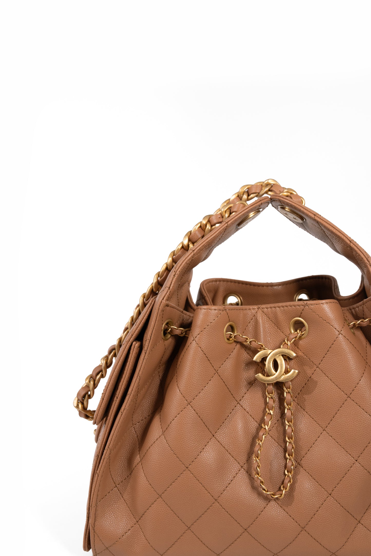 Chanel 25 Hobo Bag Caramel Caviar