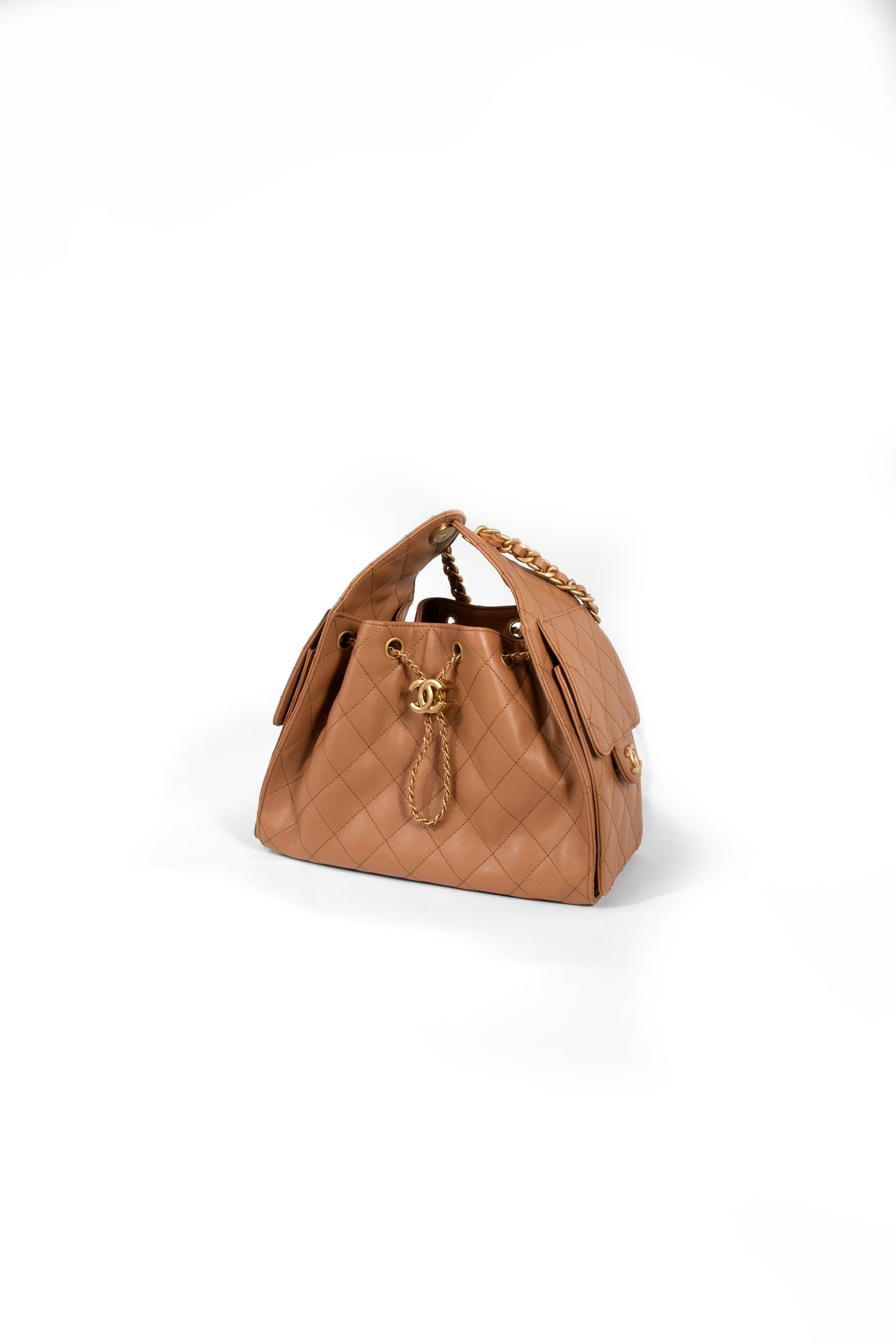 Chanel 25 Hobo Bag Caramel Caviar