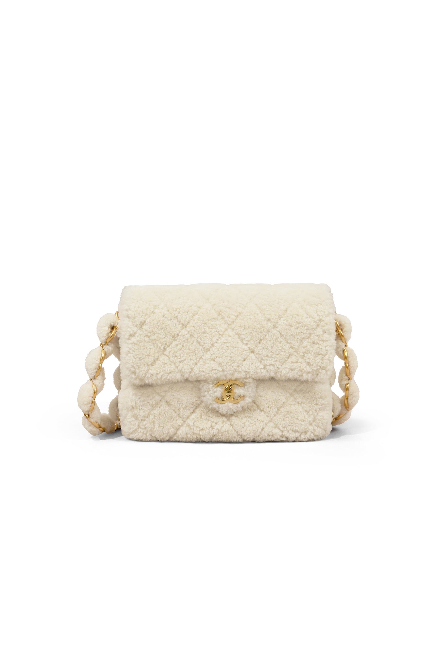 Chanel Shearling Flap Bag