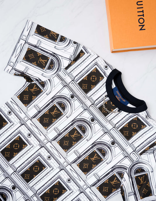 تيشيرت لويس فيتون مونوغرام للهندسة المعمارية