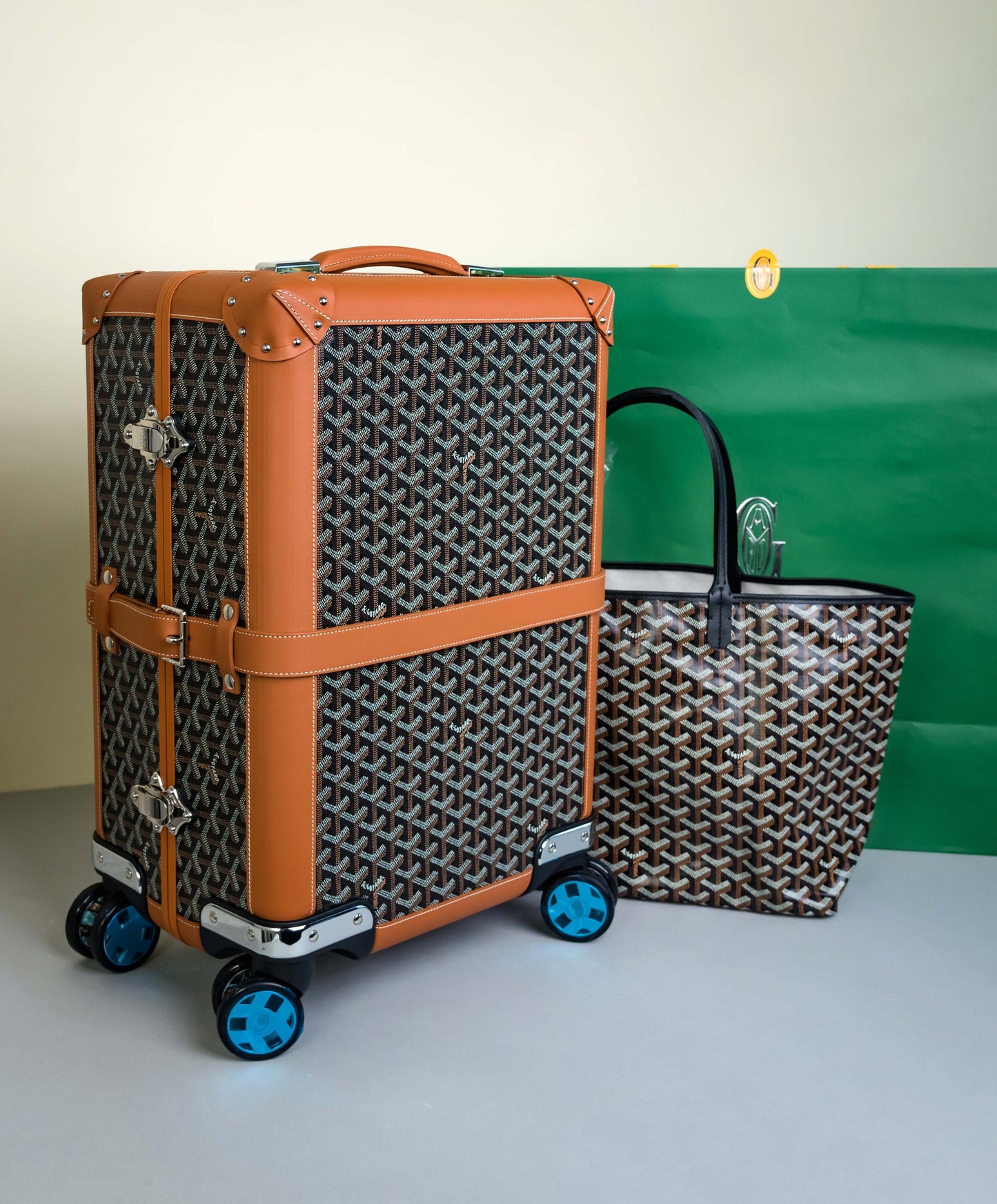 Goyard Trolley Black/Tan