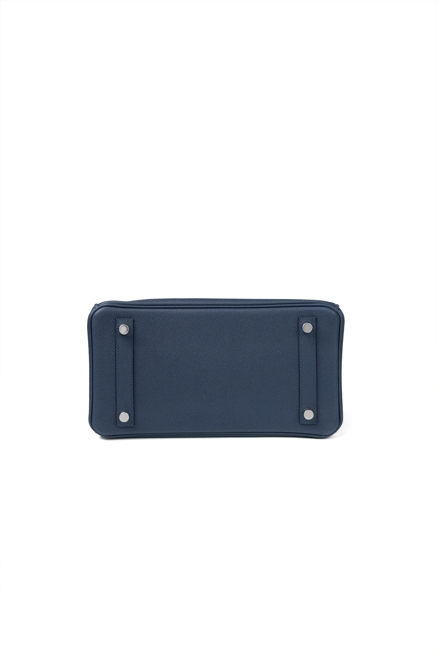 Hermès Birkin 25 Epsom Tricolor in Blue Tie/Blue Abysse/Gris Pantin PHW