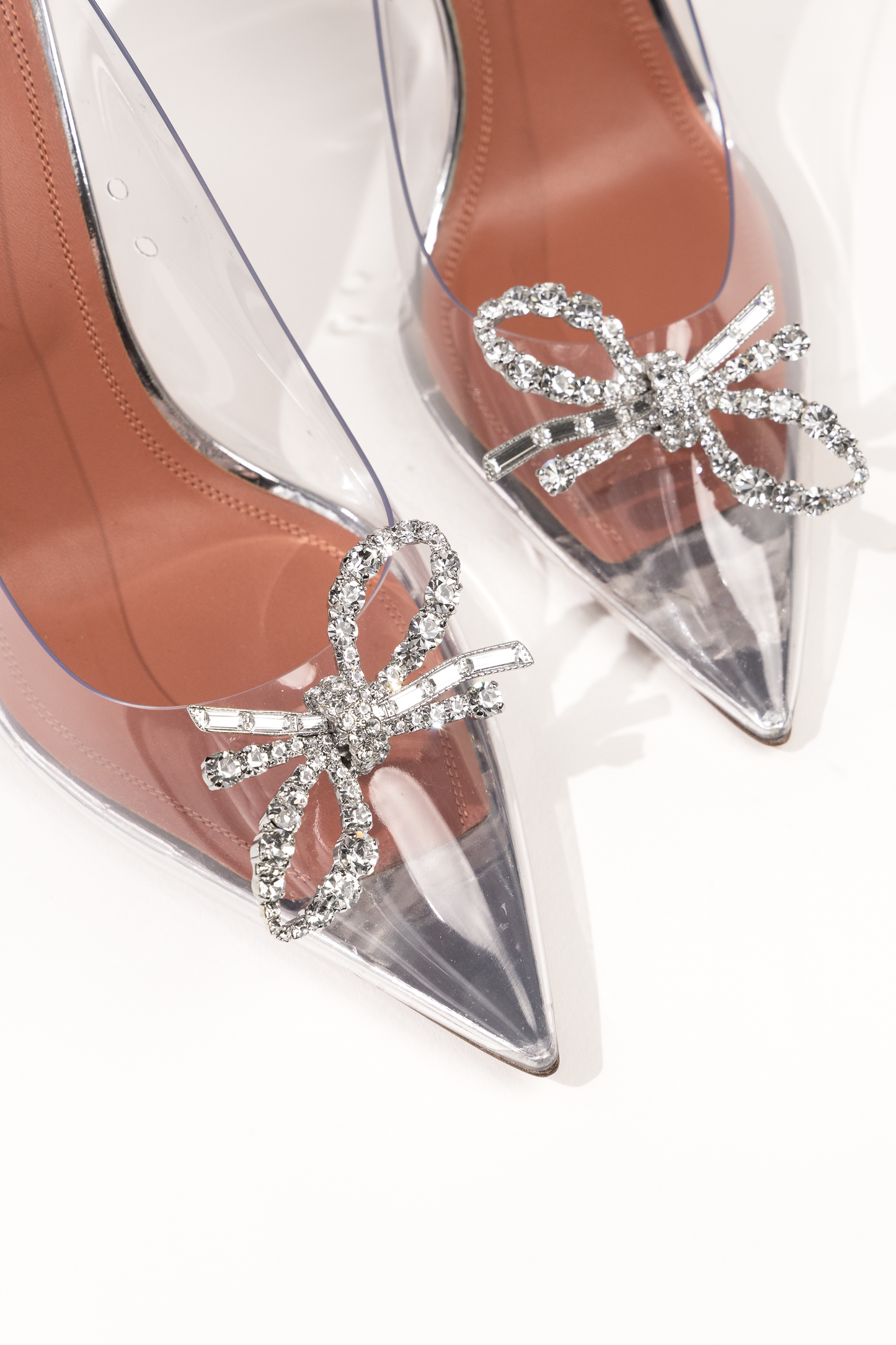 Amina Muaddi Rosie Glass Pumps