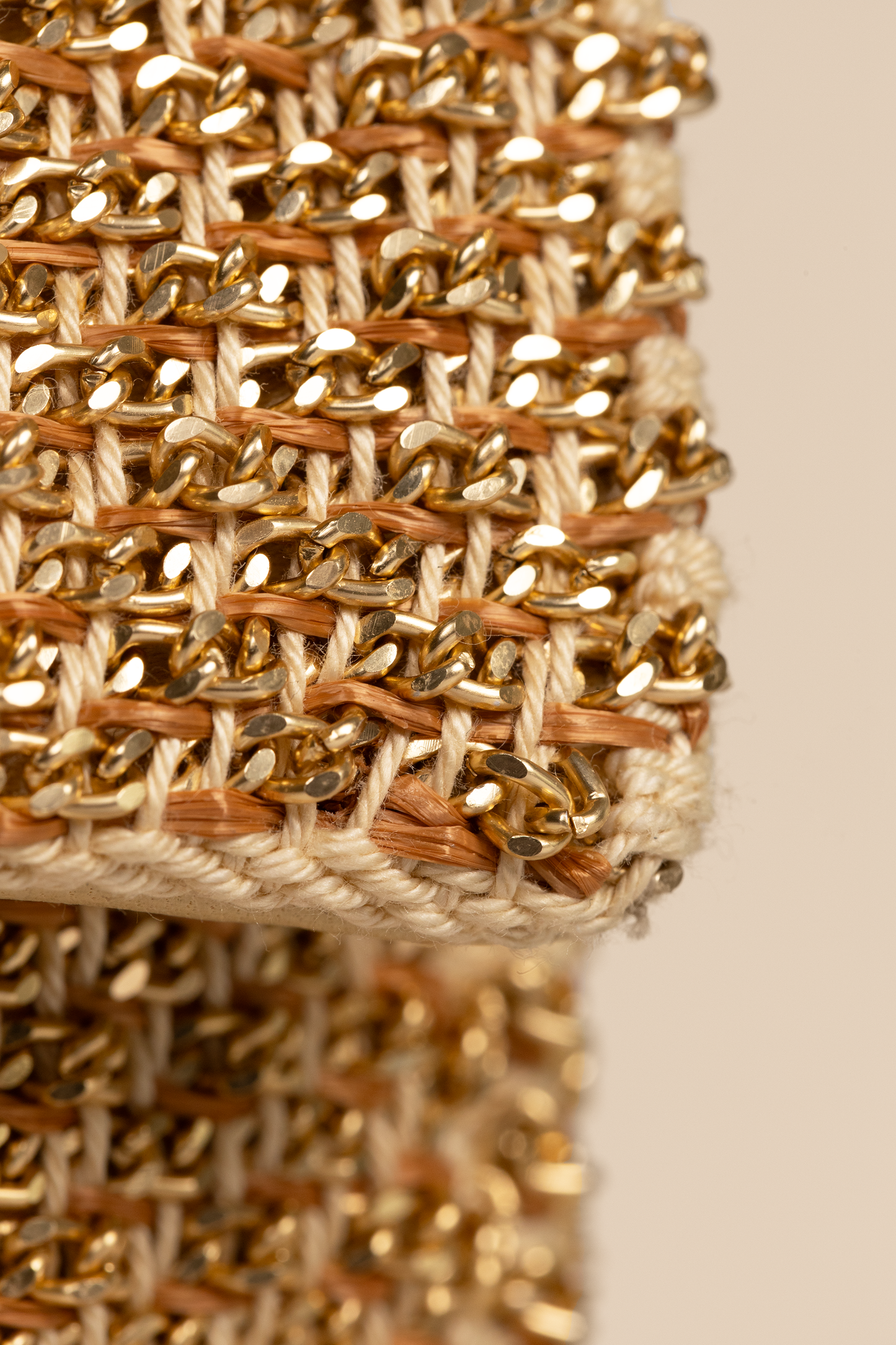 Chanel Mini Crochet Beige Flap Bag