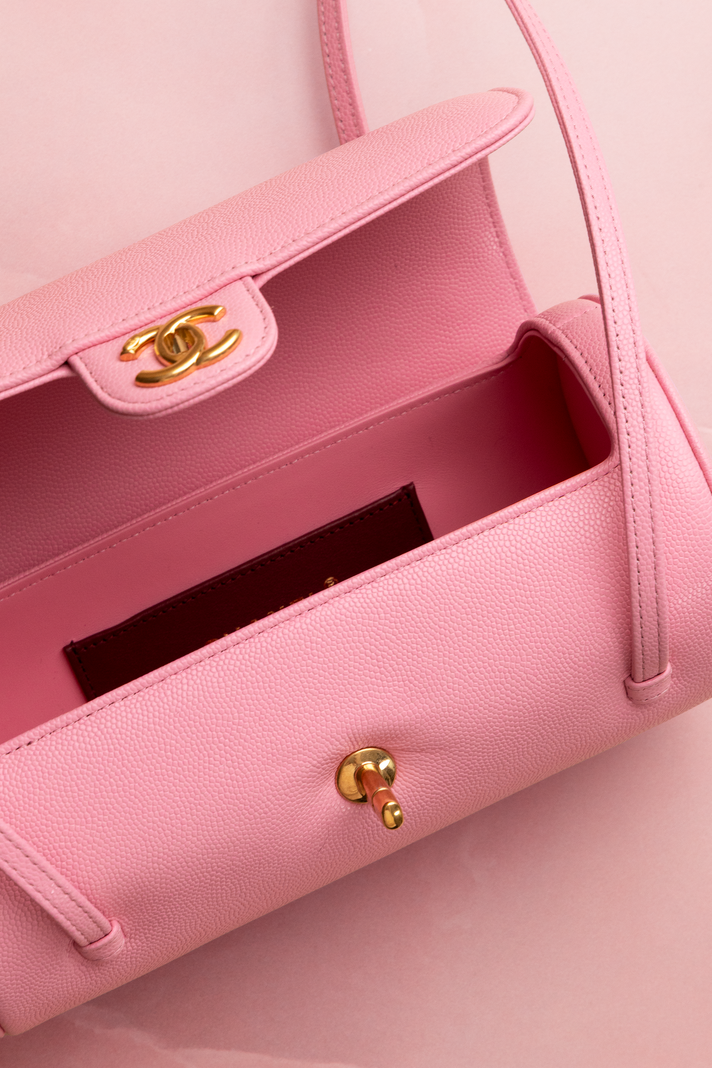 Chanel Bowling Bag in Rose