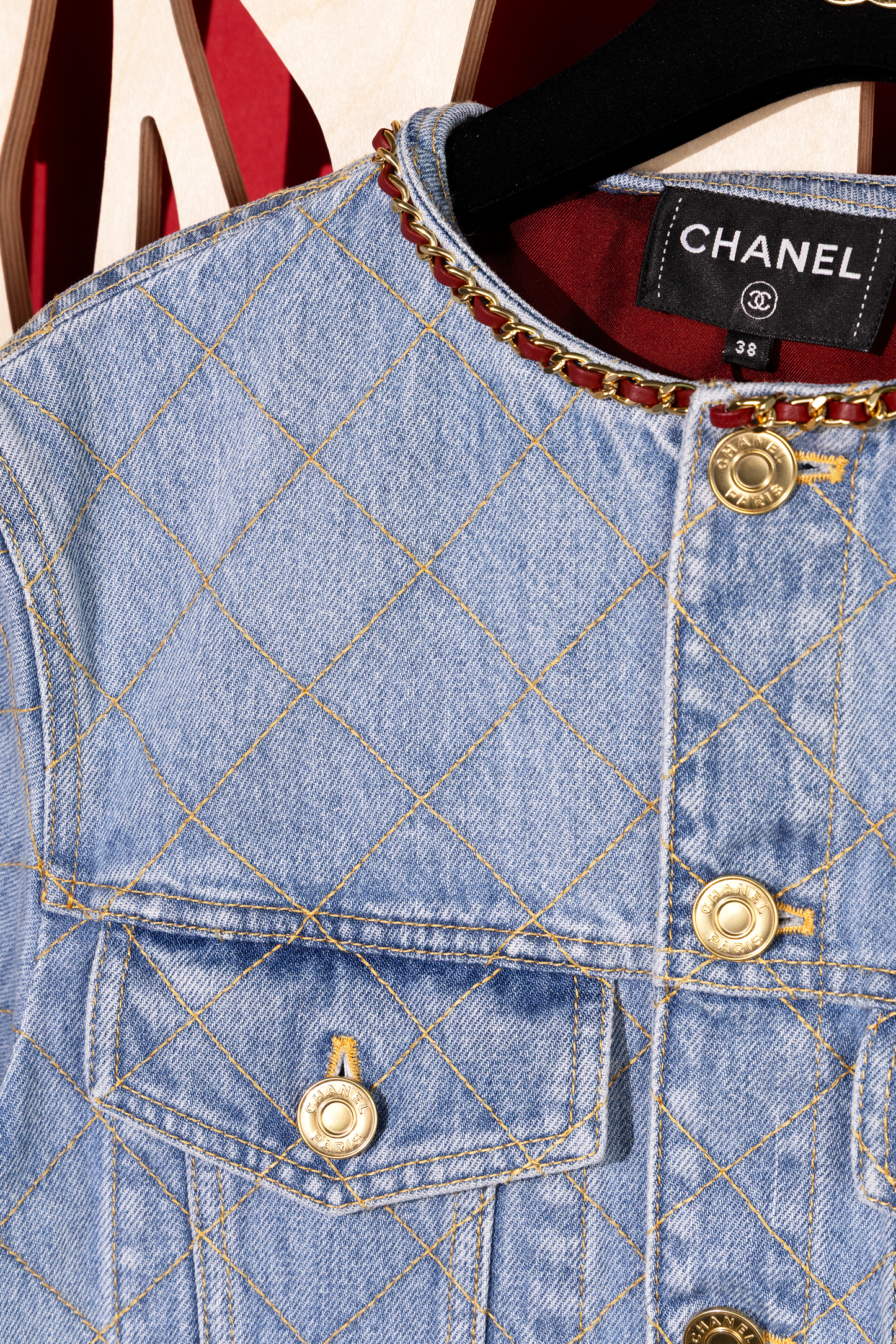 Chanel Blue Denim Jacket