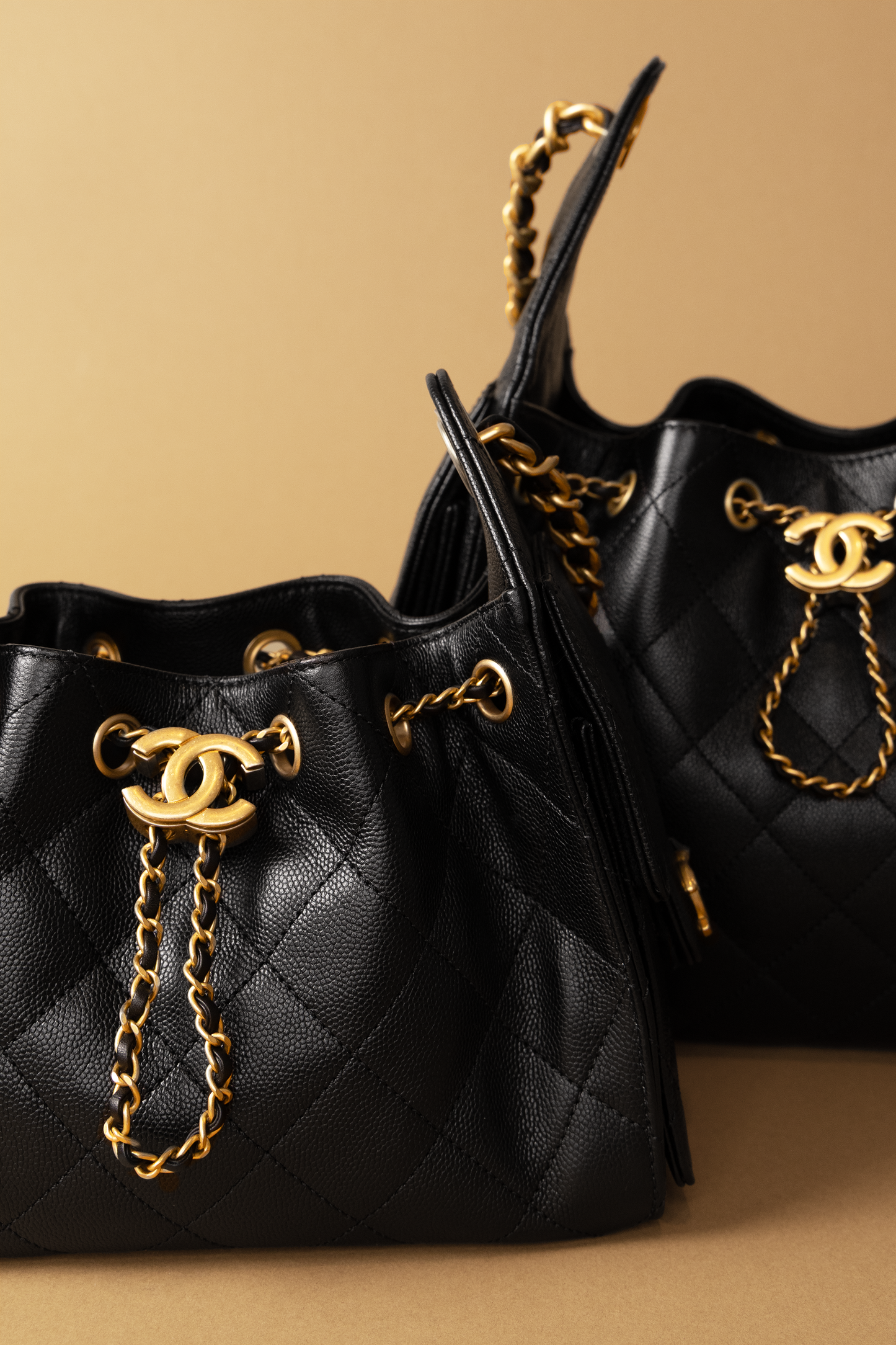 Chanel Mini & Small Black Hobo Bag