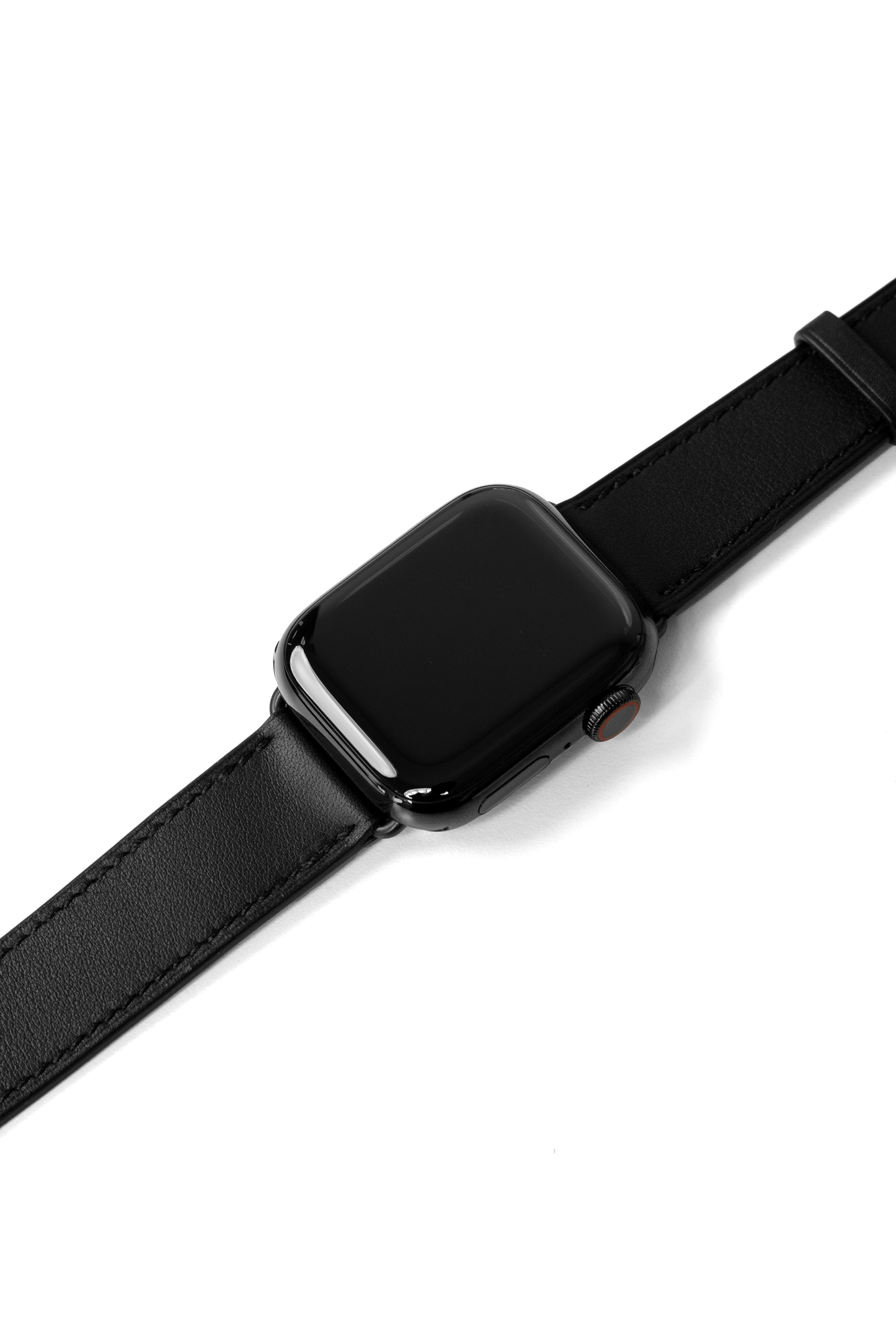 Hermès Apple Watch Series 6 Black Double Tour Strap 41MM