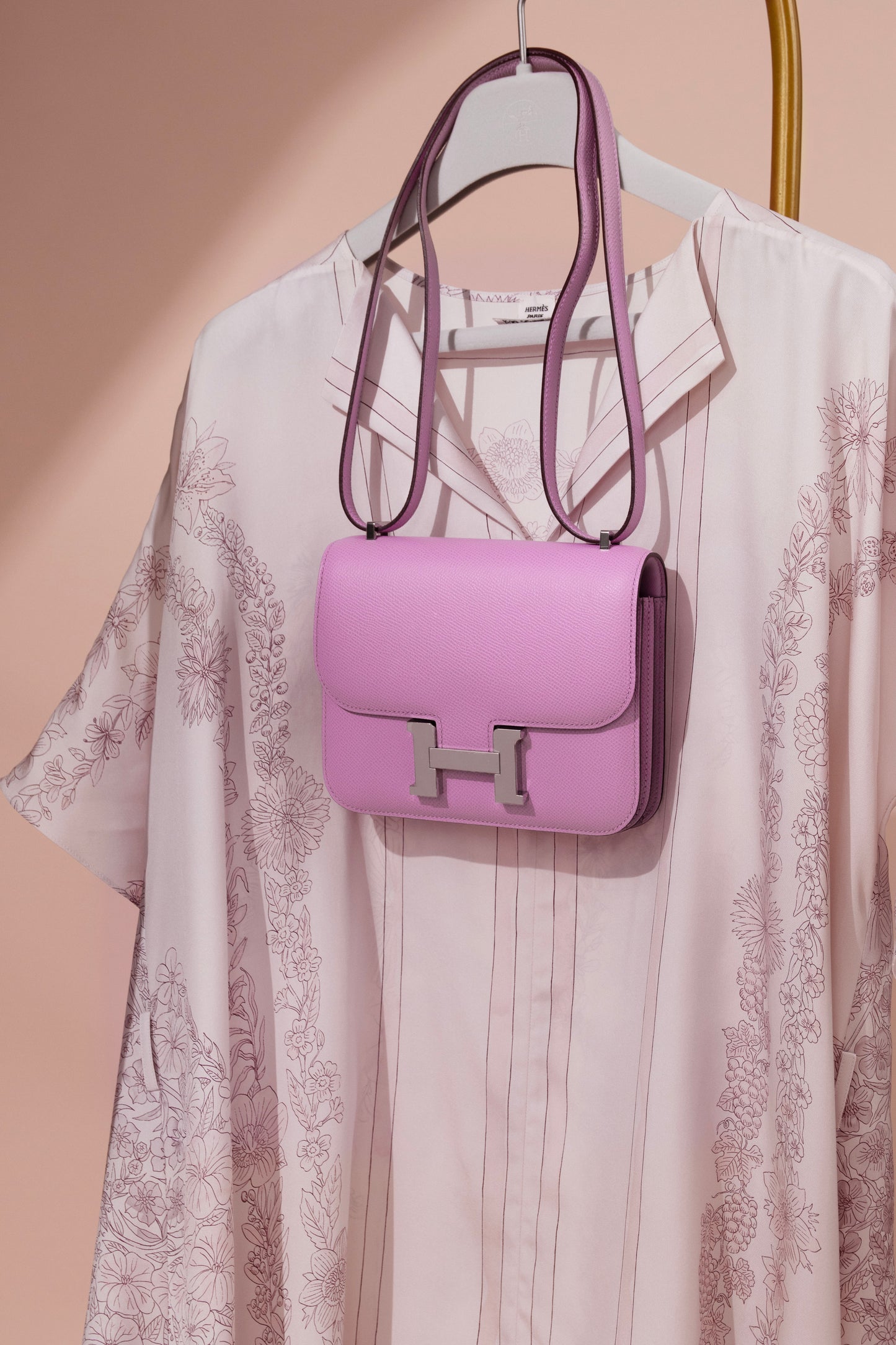Hermès Mini Constance 18 Epsom in Confetti PHW