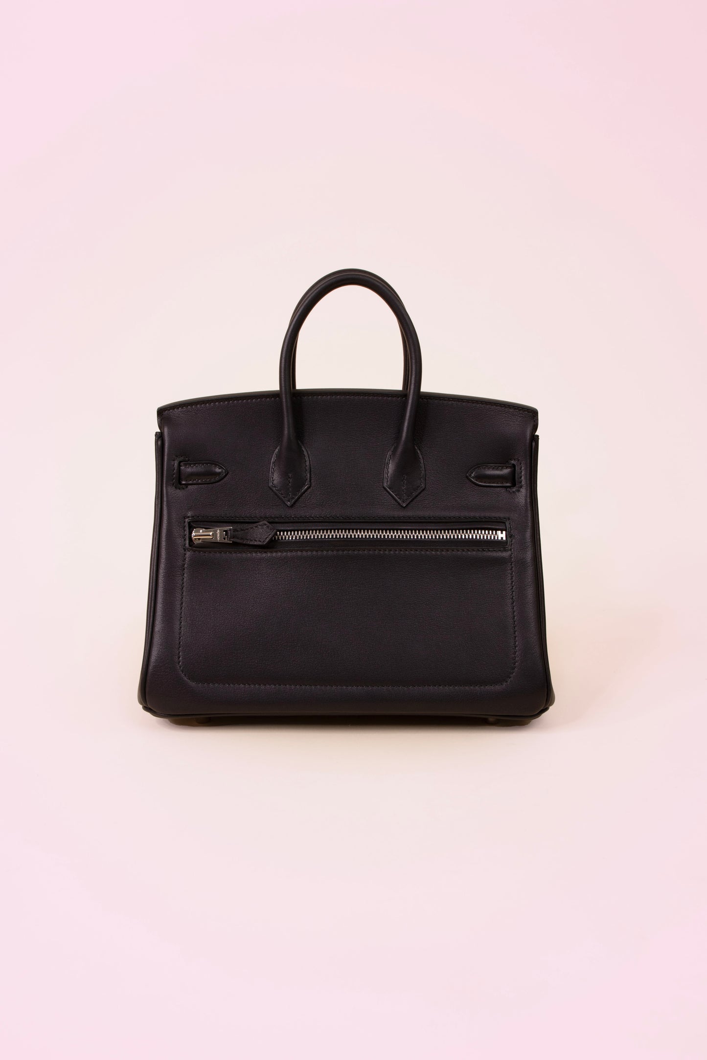 Hermès Birkin 25 Roc Black Volupto Leather PHW