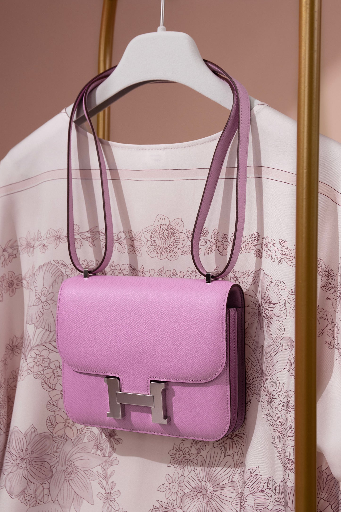 Hermès Mini Constance 18 Epsom in Confetti PHW