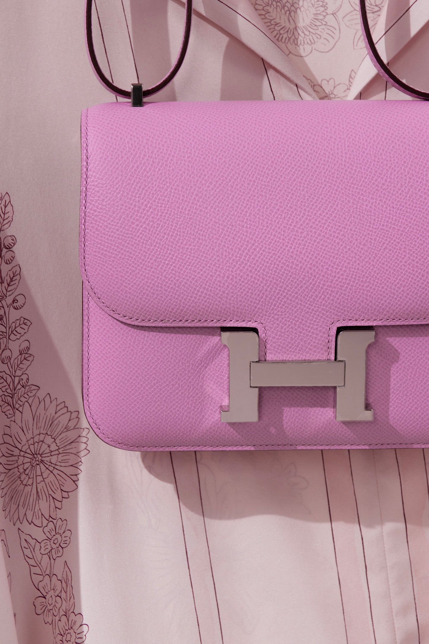 Hermès Mini Constance 18 Epsom in Confetti PHW