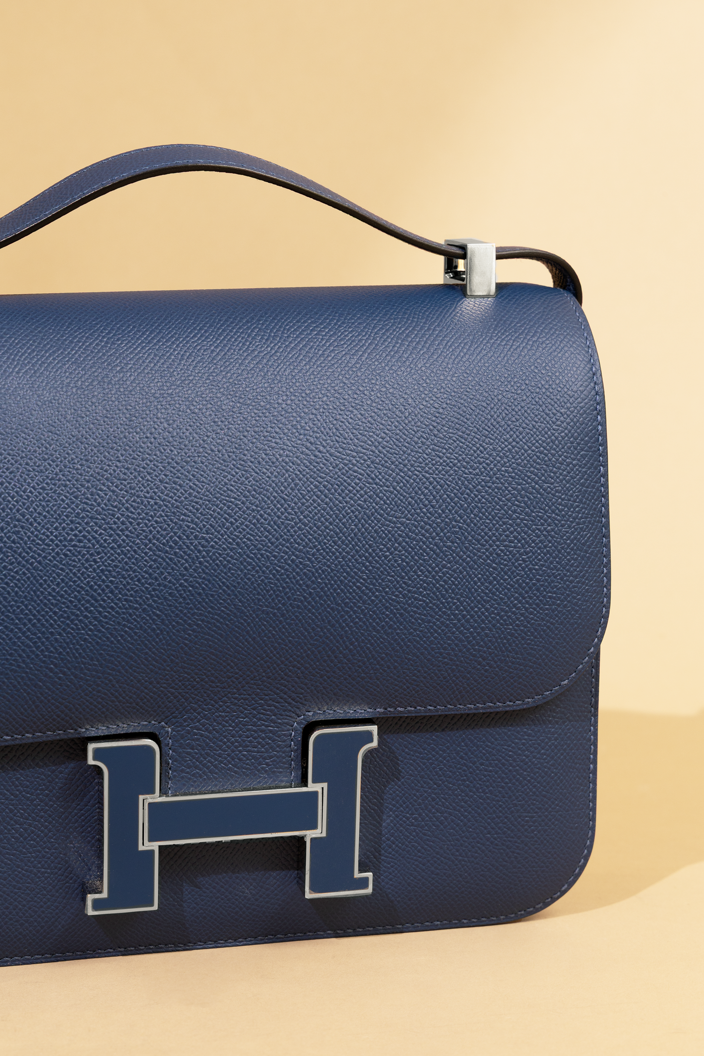 Hermès Constance 24 Epsom Deep Blue PHW