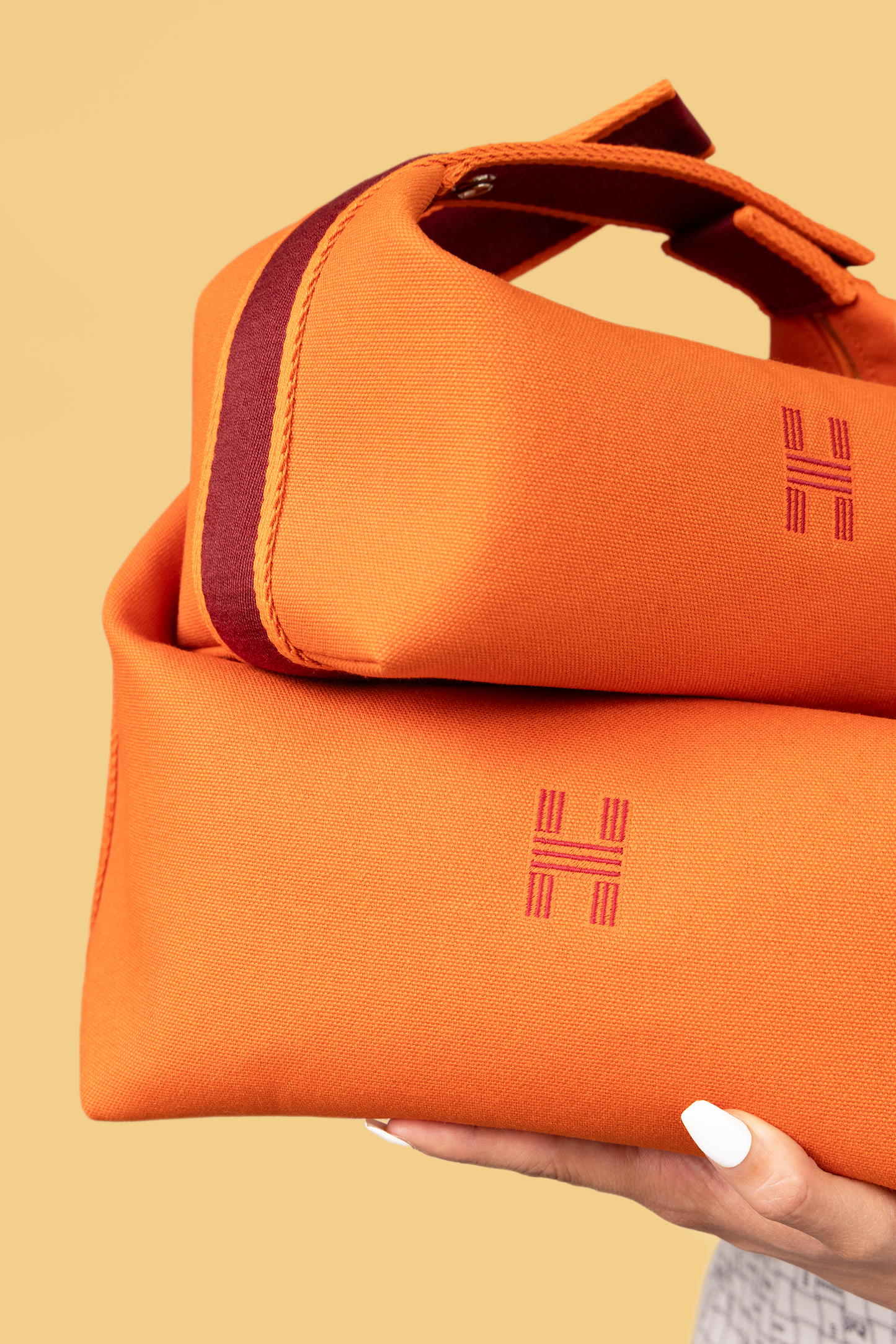 Hermès Bride-a-Brac Orange Pouches in Small & Large