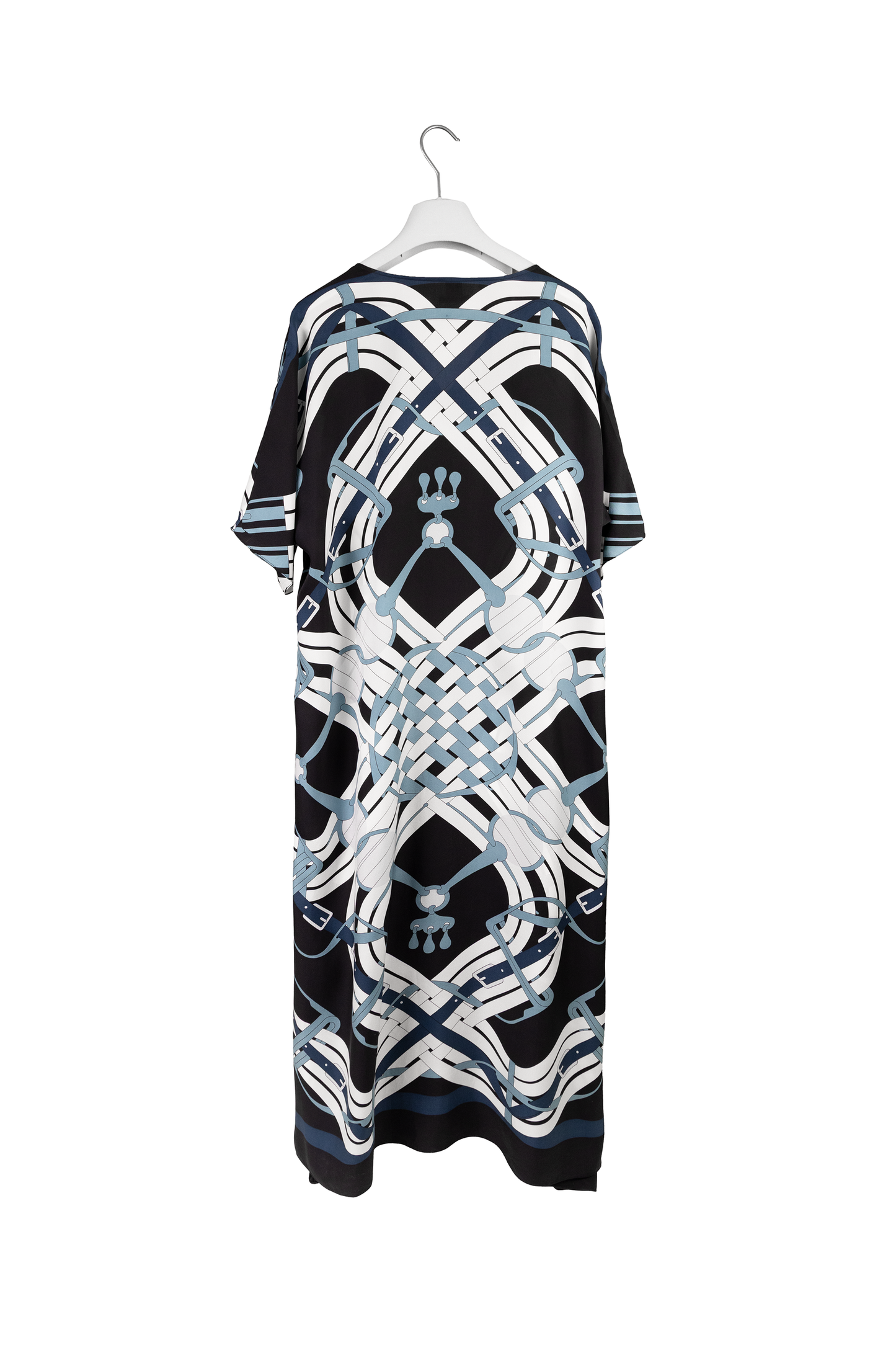 Hermès "Mors a Jouets Detoure" Belted Caftan