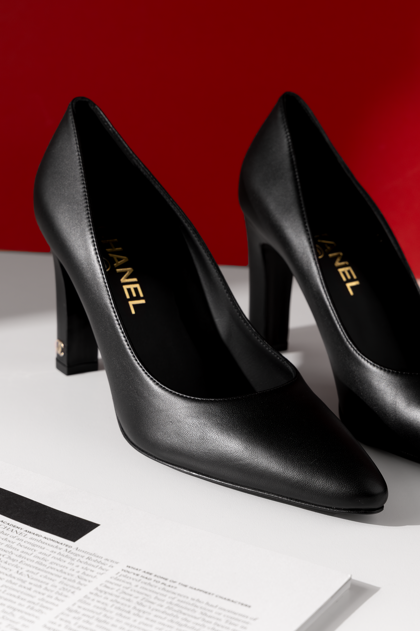 Chanel Black Pumps