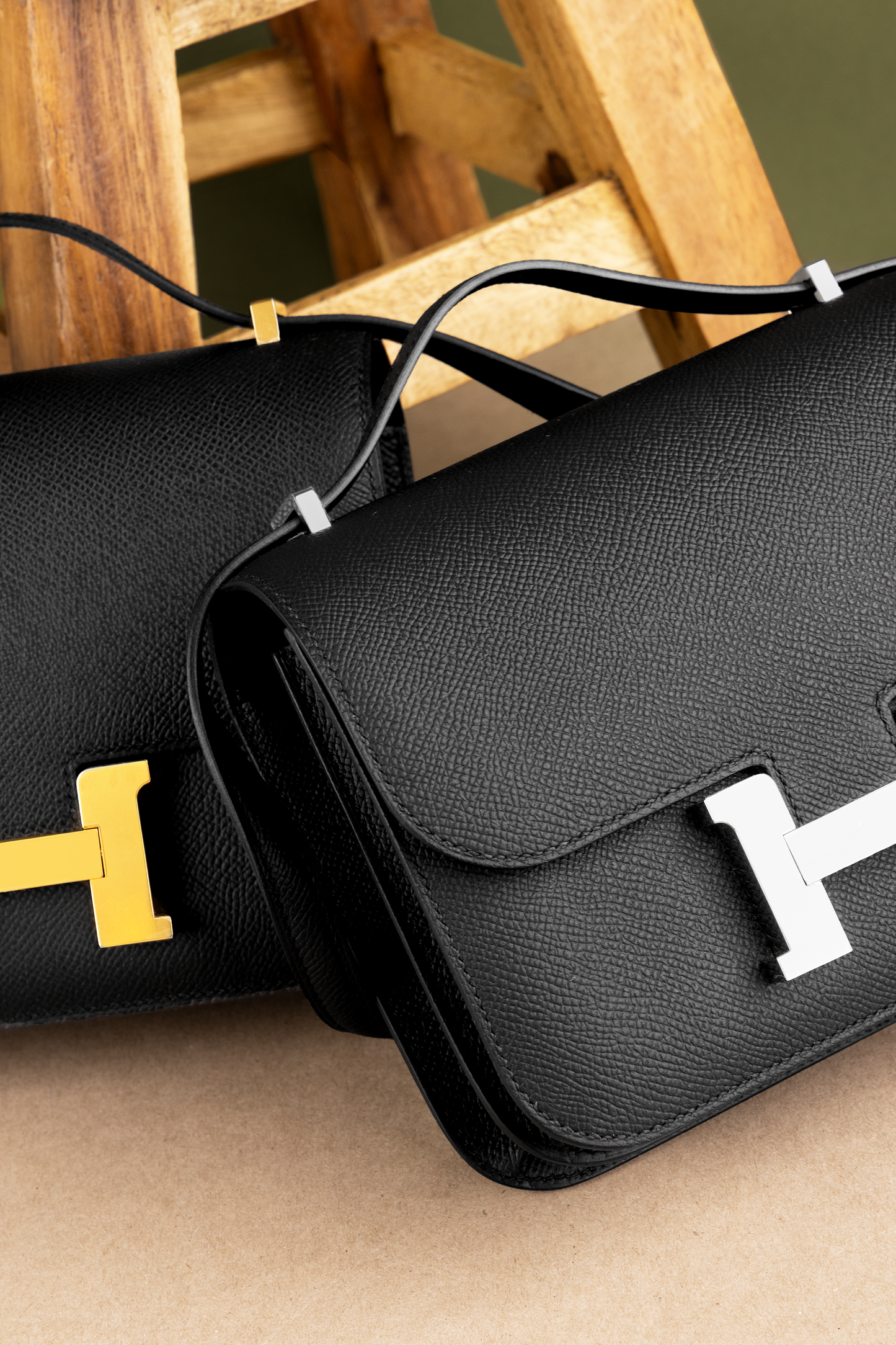 Hermès Constance 18 in Epsom Black with PHW & GHW