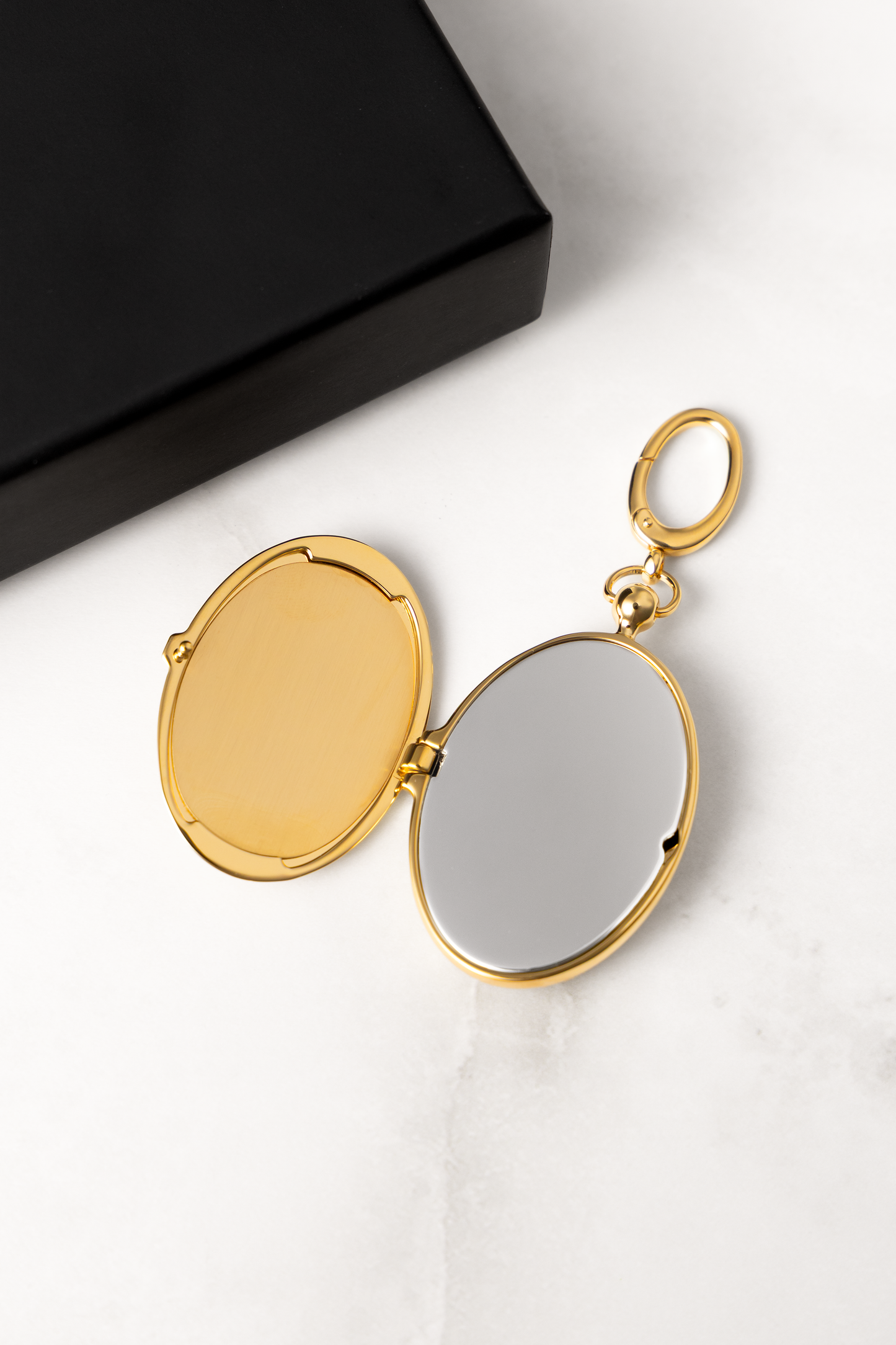 Chanel Gold Mirror Keychain