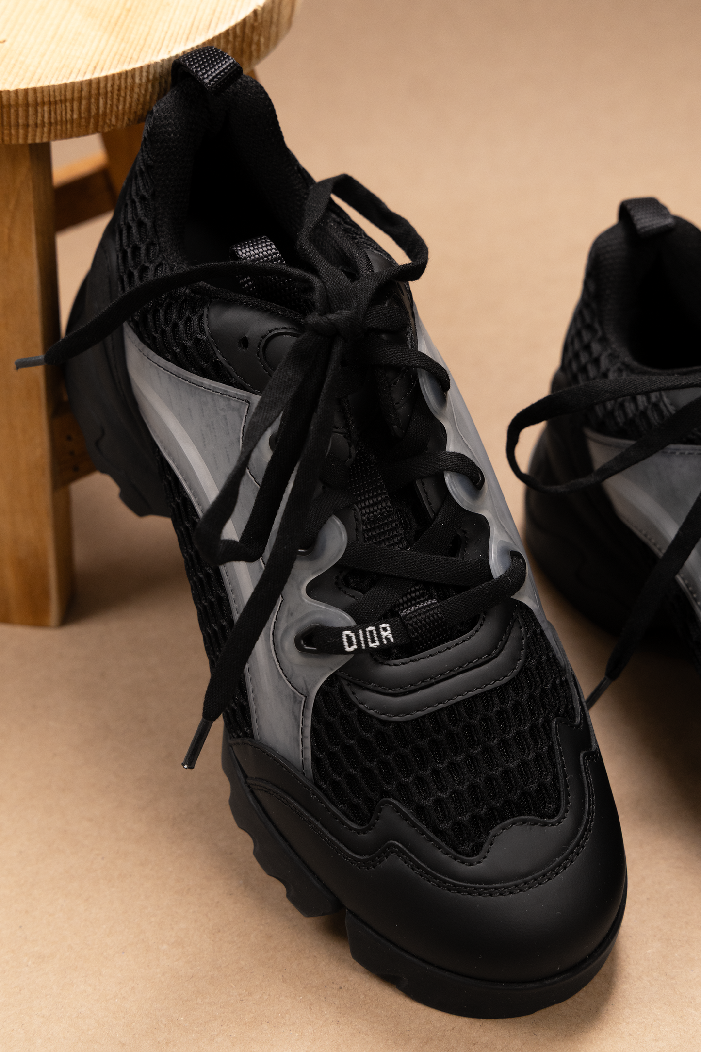 Dior D-Connect Black Sneakers