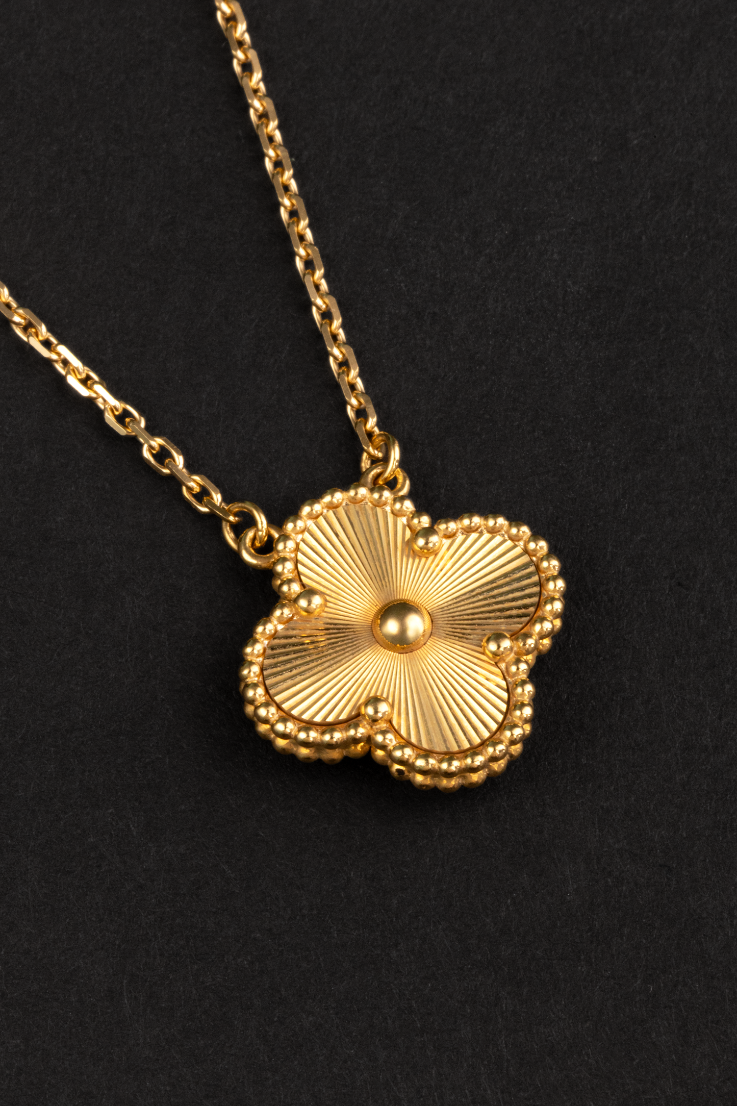 Van Cleef & Arpels Yellow Gold Vintage Alhambra Pendant