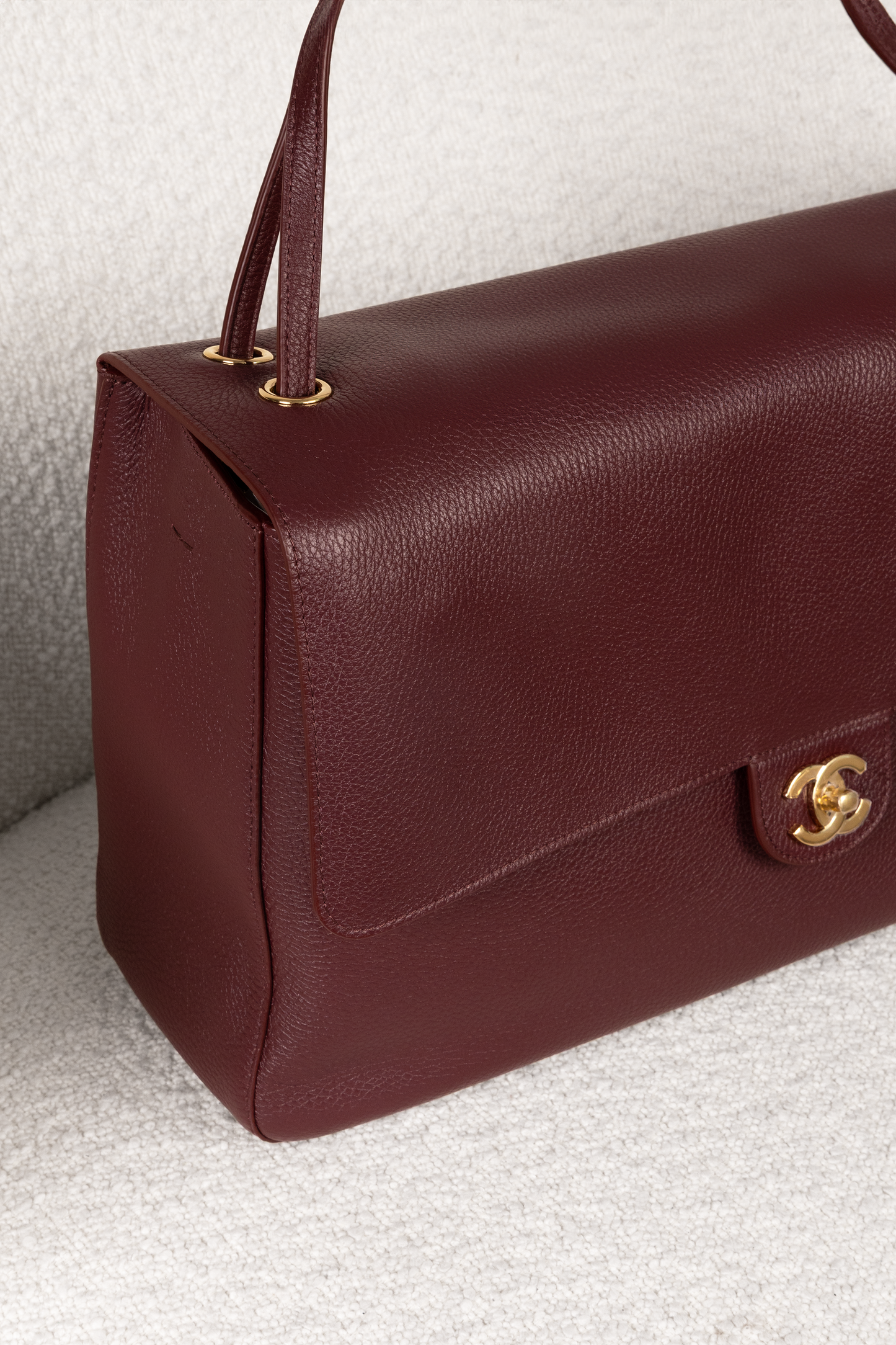 Chanel Maxi Flap Bag in Burgundy