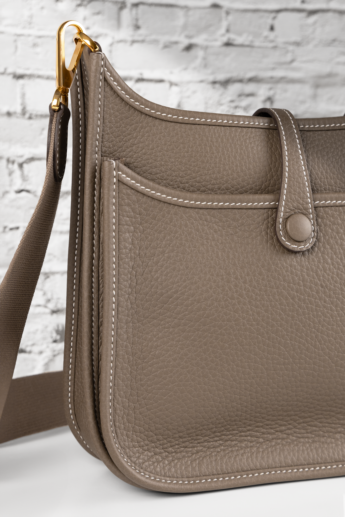 Hermès Evelyne 23 Clemence Etoupe GHW