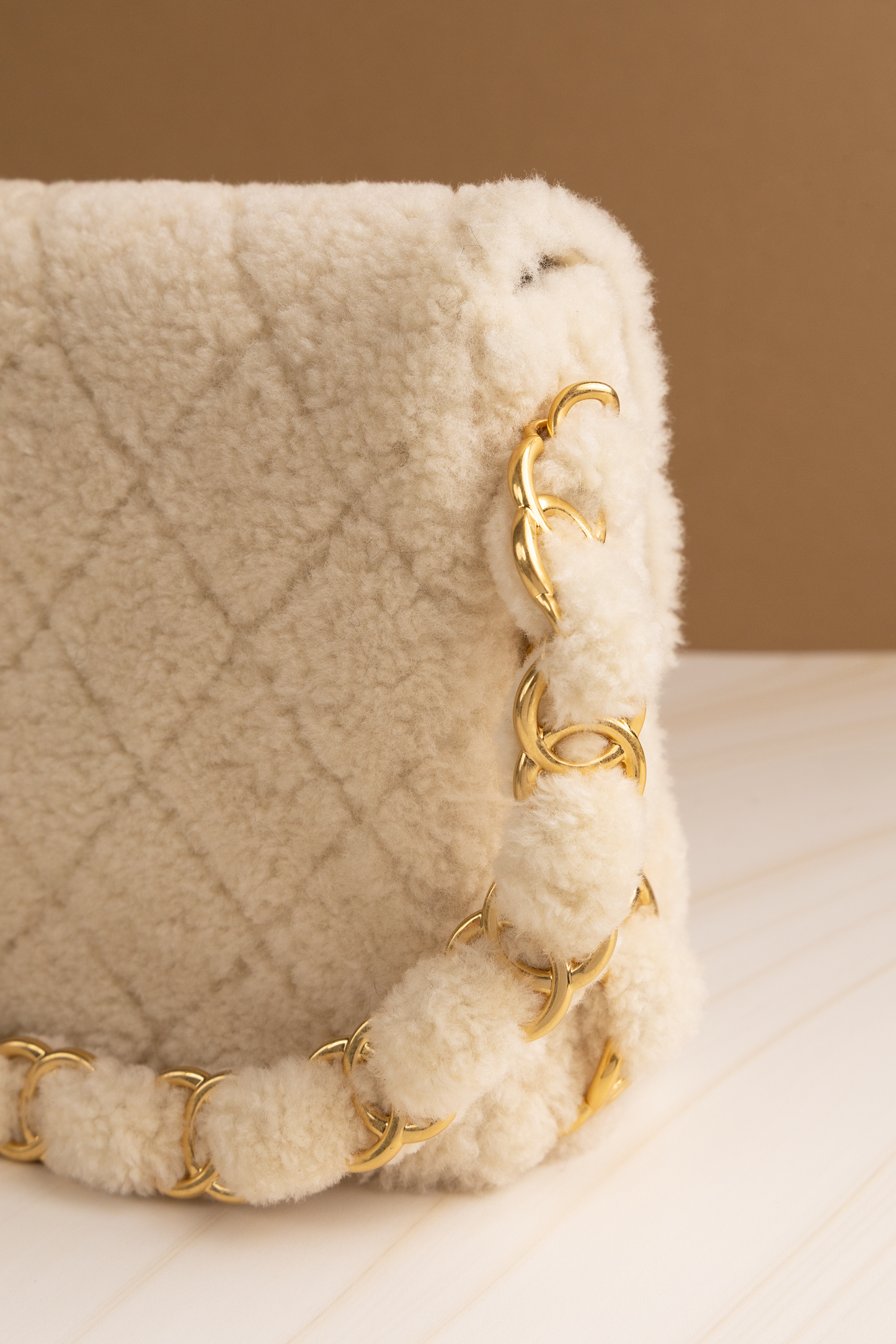 Chanel Shearling Flap Bag