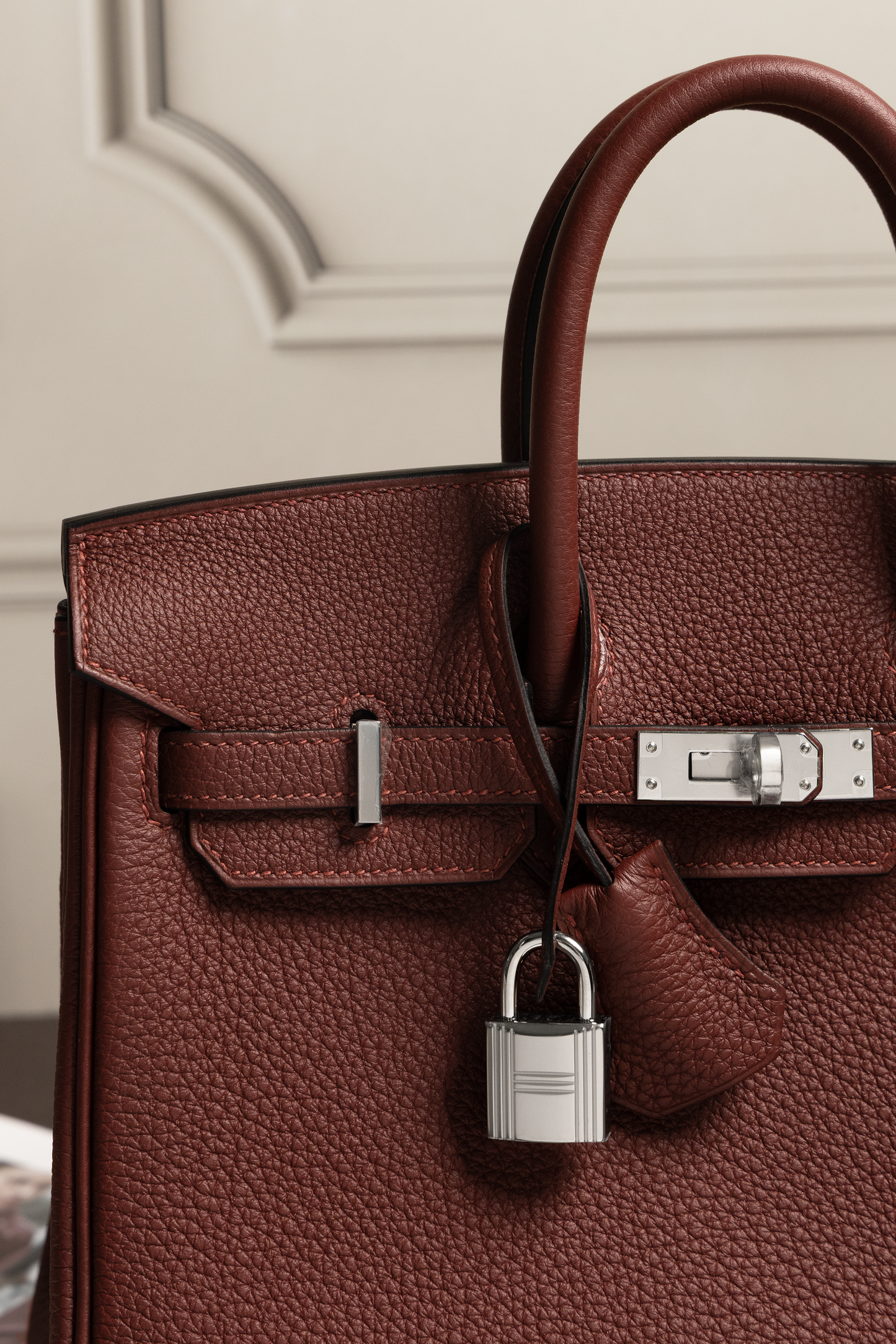 Hermès Birkin 25 Togo in Rouge H PHW