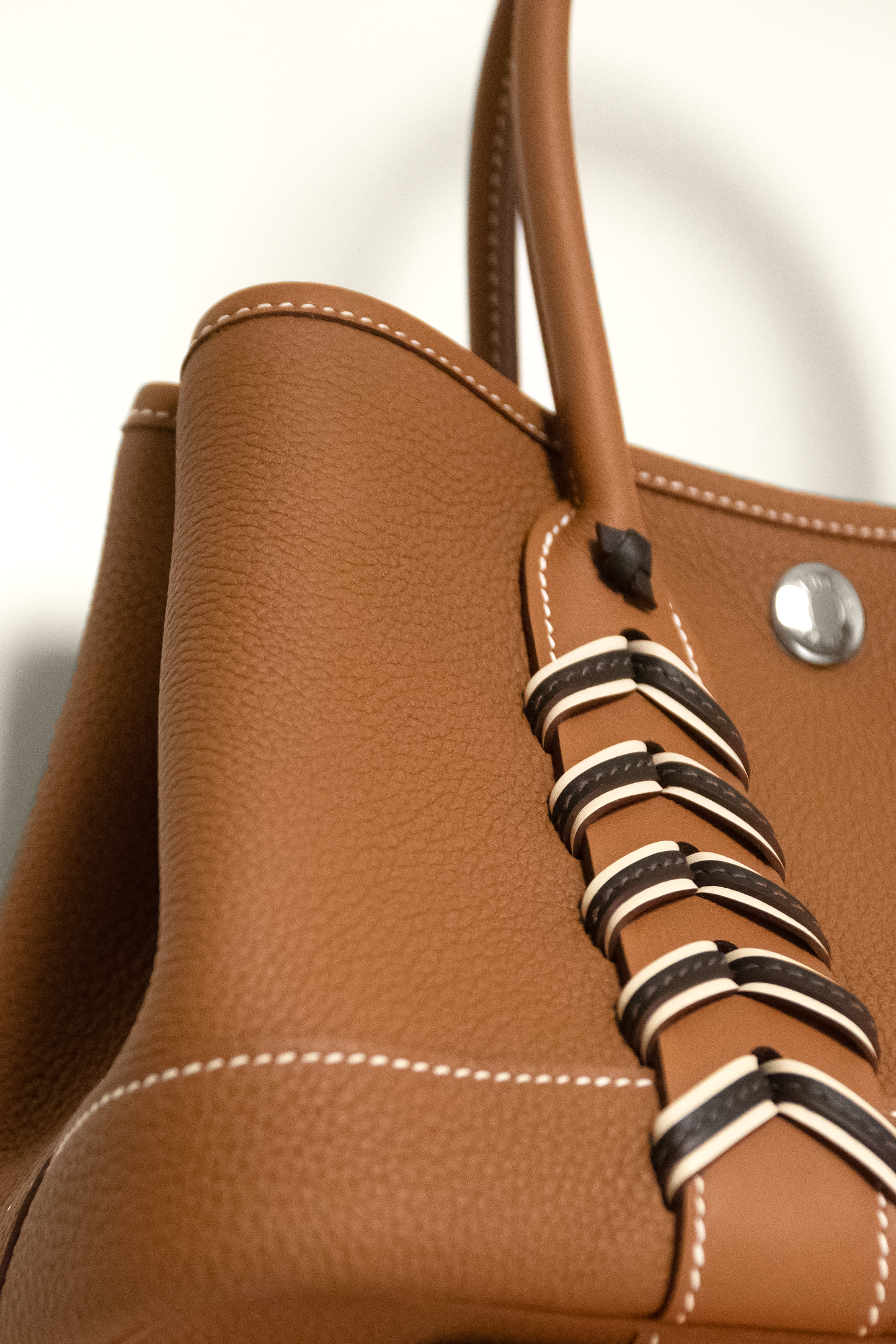 Hermès Neo Garden 23 Bredies Bag in Gold/Bai/Brun/Craie