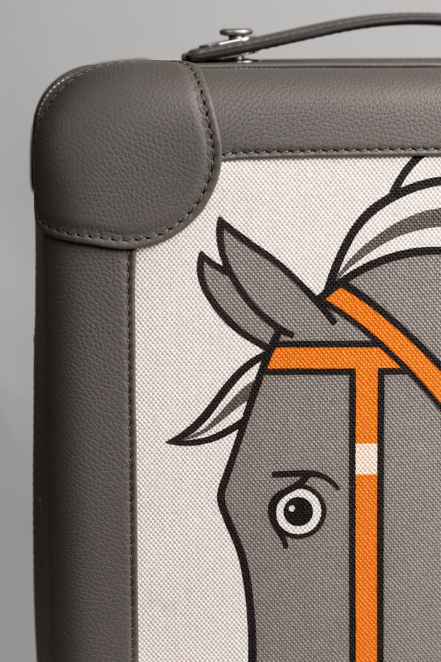 Hermès R.M.S Cabin Suitcase in Étain/Écru/Beige/Noir