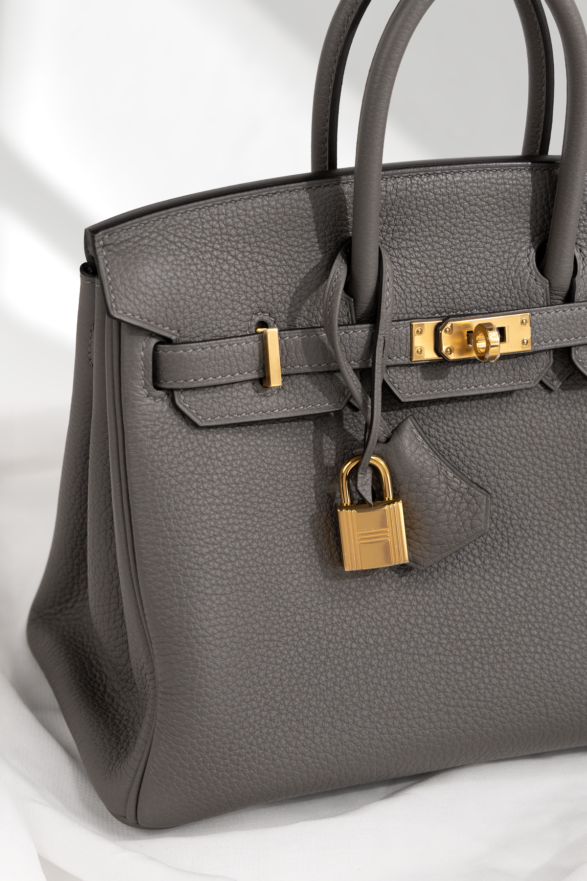Hermès Birkin 25 Togo in Gris Meyer GHW