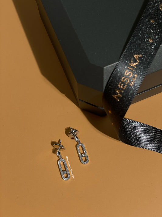 أقراط وقلادة ميسيكا كلاسيك موف