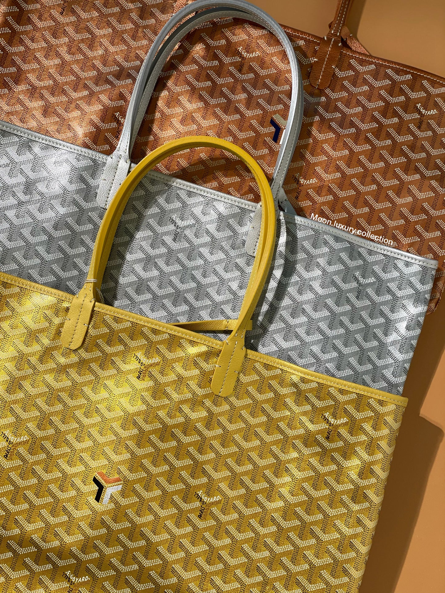 Goyard Limited Edition Saint Louis Tote PM Metallic Colors