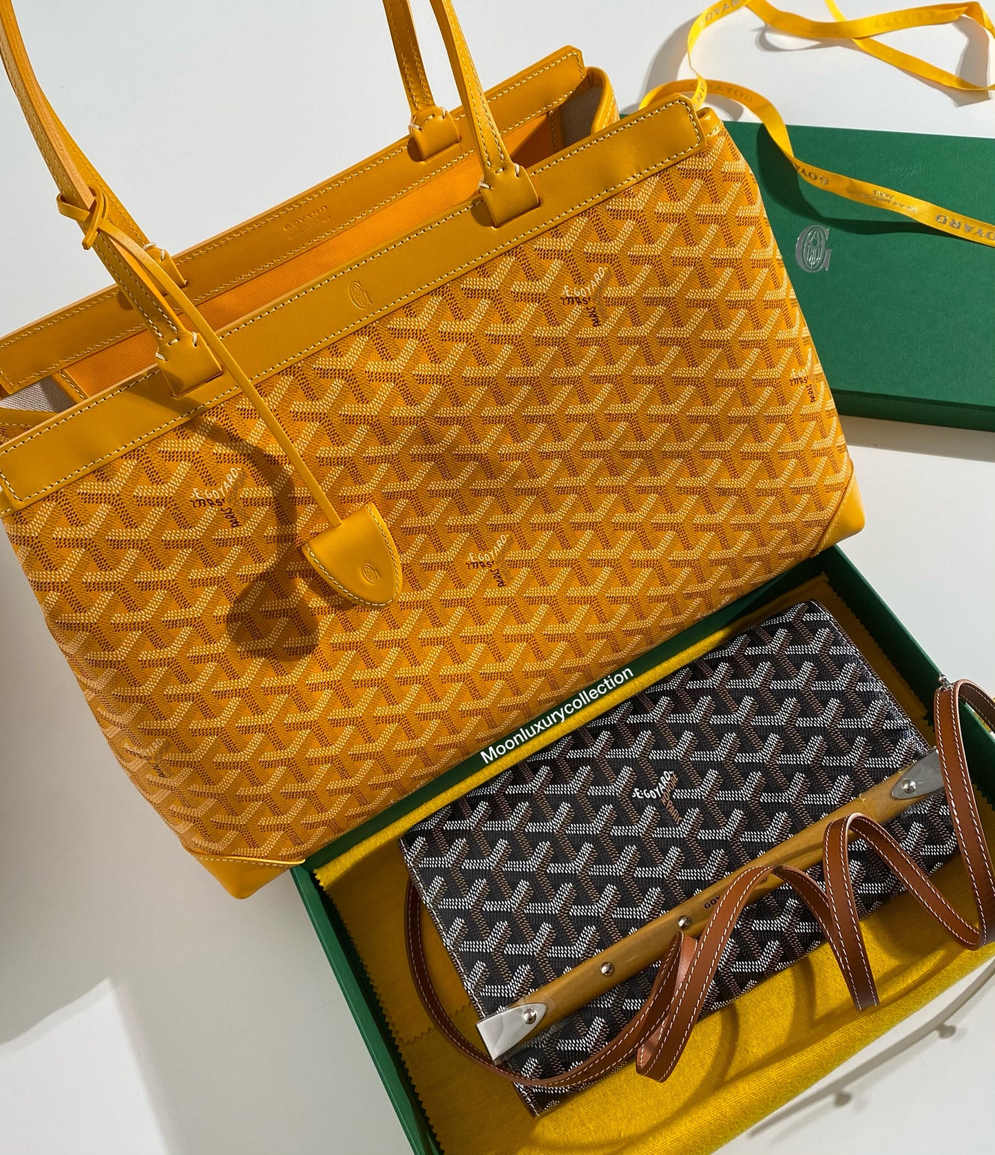 Goyard Bellechasse Biaude Tote & Monte Carlo Clutch PM