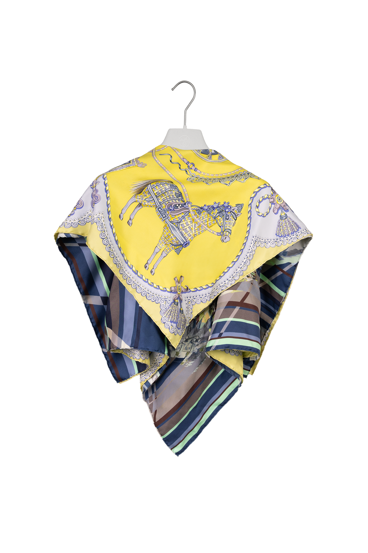 Hermès Petit H One of a Kind Double Faced Shrug