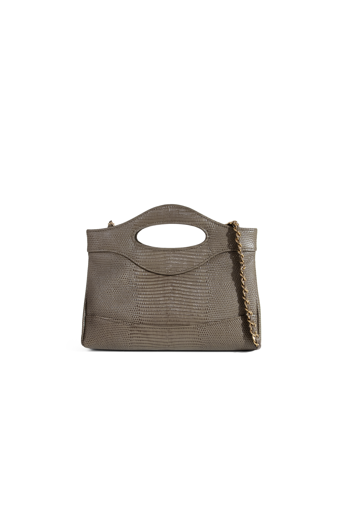 Chanel 31 Mini in Dark Grey Lizard