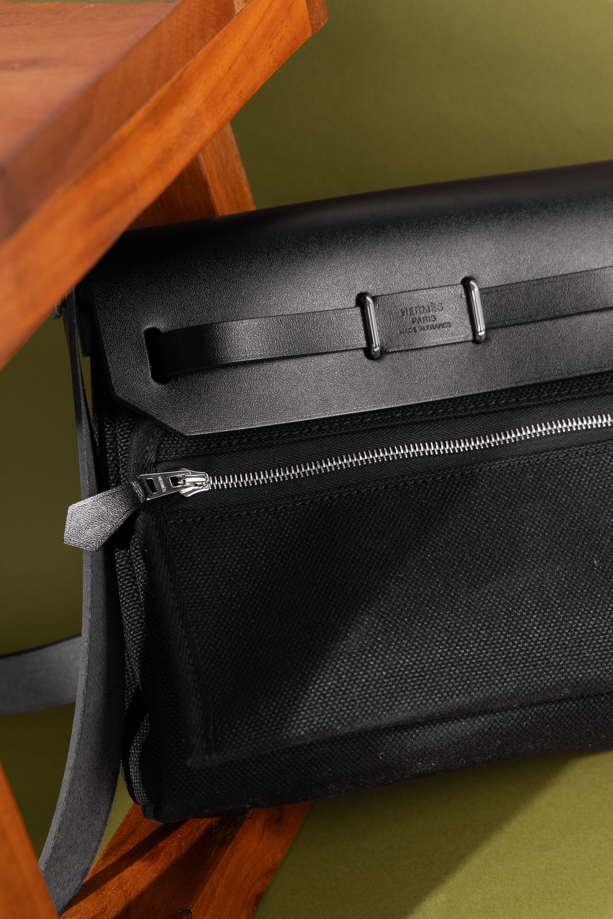 Hermès Mini Herbag in Black with PHW