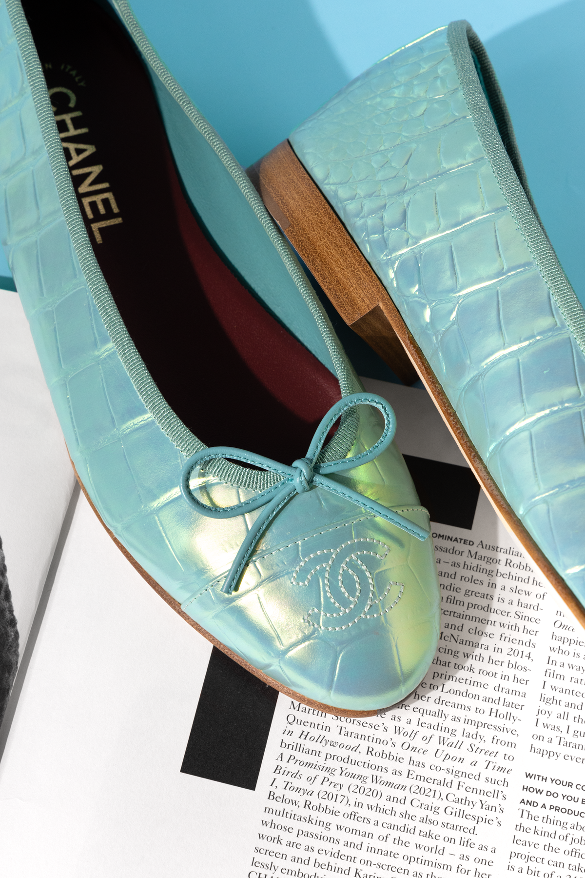 Chanel Ballet Flats in Blue