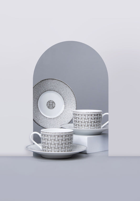 Hermès Mosaique au 24 Coffee Cup & Saucer