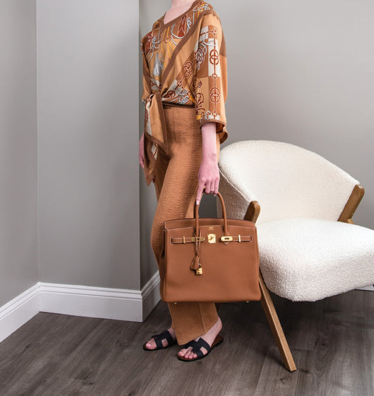 Hermès Birkin 35 Togo Gold GHW