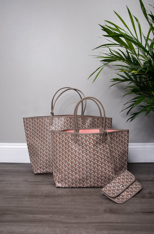 Goyard Saint Louis GM & PM Grey/Pink Bag