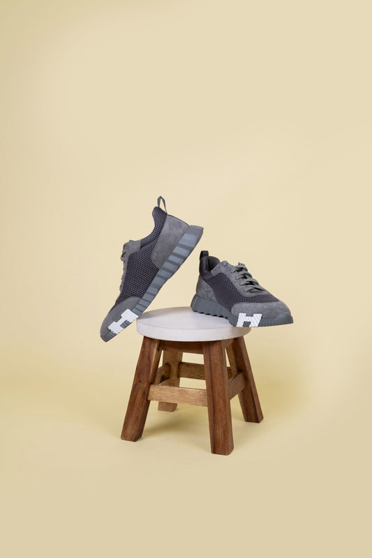 Hermès Bouncing Sneakers in Gris Brume