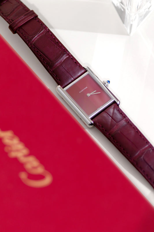 Cartier Tank Must De Cartier Alligator 25mm Watch